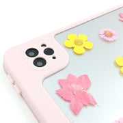 Pink Delphinium | Detachable Back Tablet Case | with Lens Protector