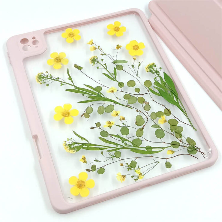 Alyssum Daffodil | Detachable Back Tablet Case | with Lens Protector