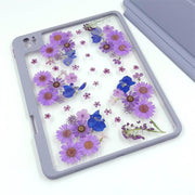 Purple Daisy Alyssum | Detachable Back Tablet Case | with Lens Protector