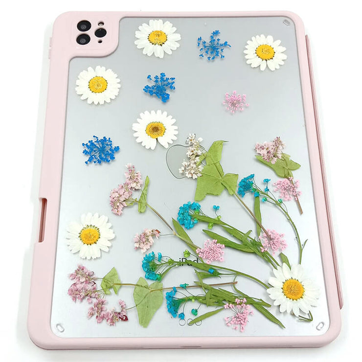 Alyssum Daisy | Detachable Back Tablet Case | with Lens Protector