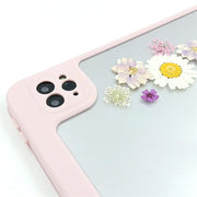 Daisy Delphinium | Detachable Back Tablet Case | with Lens Protector