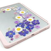 Daisy Delphinium | Detachable Back Tablet Case | with Lens Protector