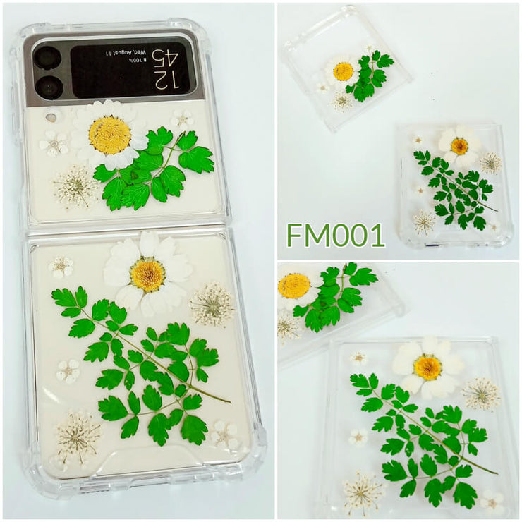 Green Leaves | Bumper Case | Z Flip 3, Z Flip 4, Z Fold 3, Z Fold 4