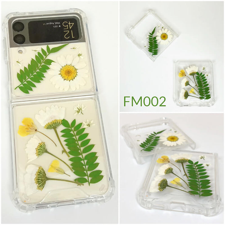 Green Leaves | Bumper Case | Z Flip 3, Z Flip 4, Z Fold 3, Z Fold 4