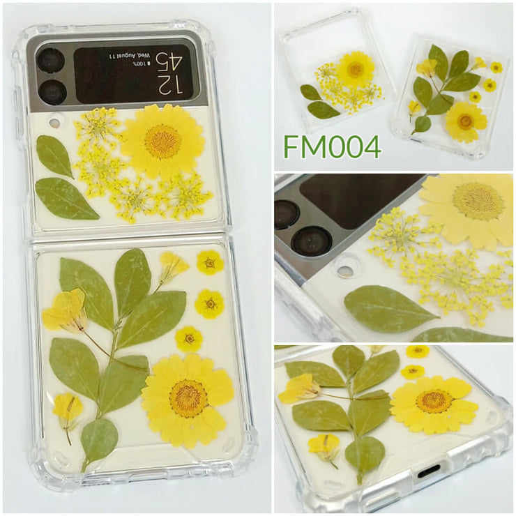 Green Leaves | Bumper Case | Z Flip 3, Z Flip 4, Z Fold 3, Z Fold 4