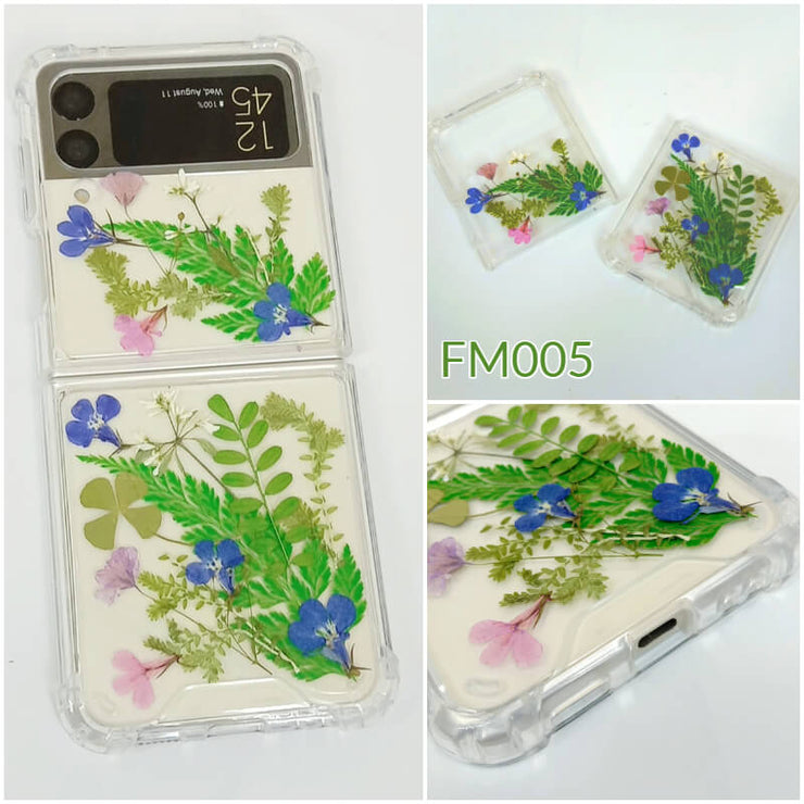 Green Leaves | Bumper Case | Z Flip 3, Z Flip 4, Z Fold 3, Z Fold 4