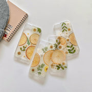 Lemon Series Fruit Clear Phone Case