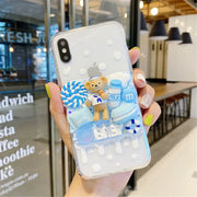 Sailor Bear Cartoon Cream Phone Case