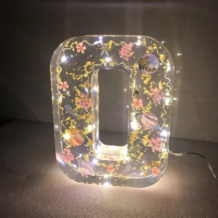 Universe Flower Resin Custom Night Light