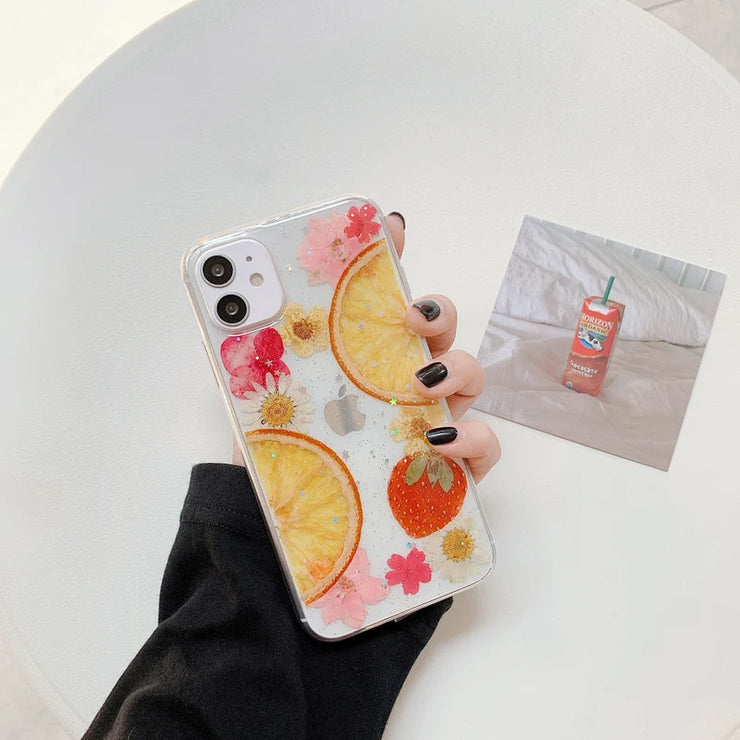 Two Lemons Fruit Clear Phone Case