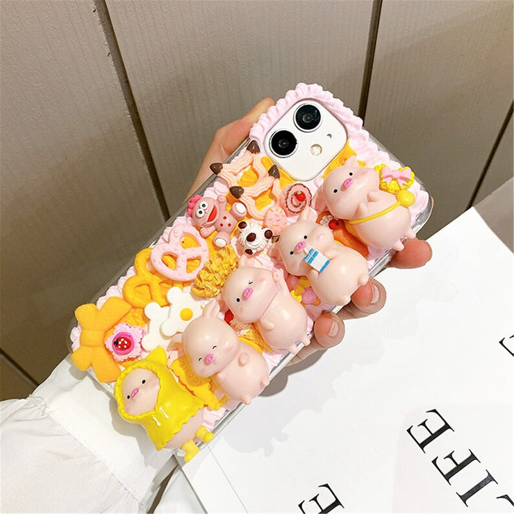 Five Little Pigs Series-Cream Phone Case III