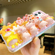 Five Little Pigs Series-Cream Phone Case III