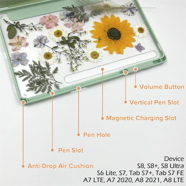 Matching Case | Dried Daisies Tablet Case