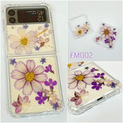 Violet Flower | Bumper Case | Z Flip 3, Z Flip 4, Z Fold 3, Z Fold 4