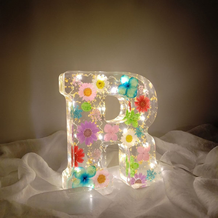 Colorful Flower Resin Custom Night Light