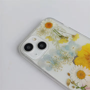 Dried Daisies | Clear, Bumper, Border Phone Case | Apple Samsung Google