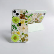 Matching Case | Green Daisy White Flower Tablet Case