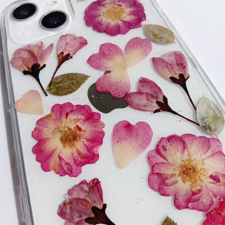 Pond Purple Dried Flowers | Clear, Bumper, Border Phone Case | Apple Samsung Google