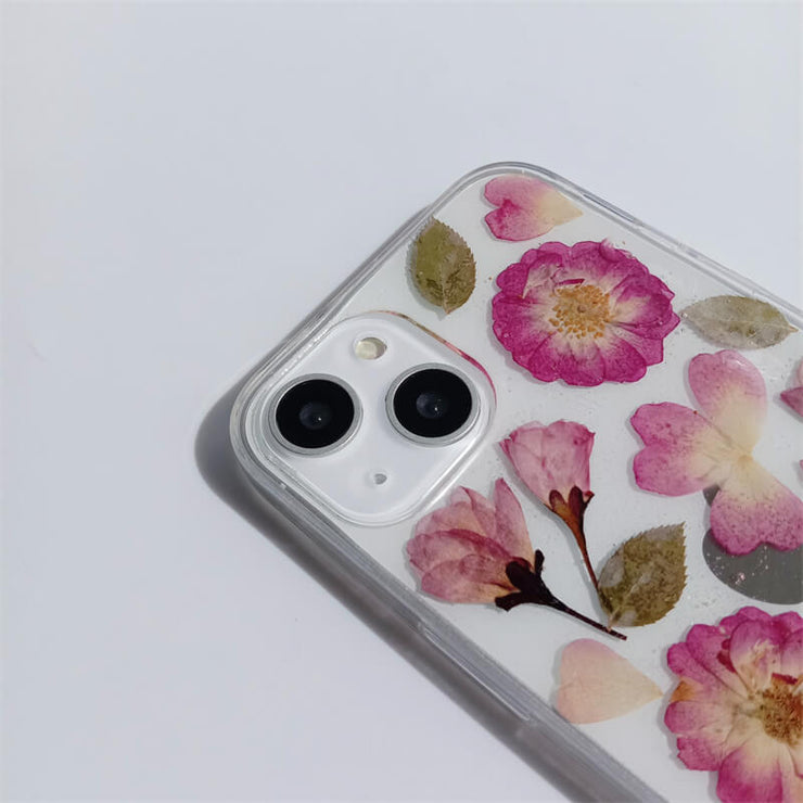 Pond Purple Dried Flowers | Clear, Bumper, Border Phone Case | Apple Samsung Google