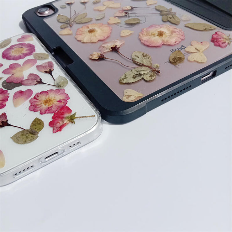 Matching Case | Pond Purple Dried Flowers Tablet Case